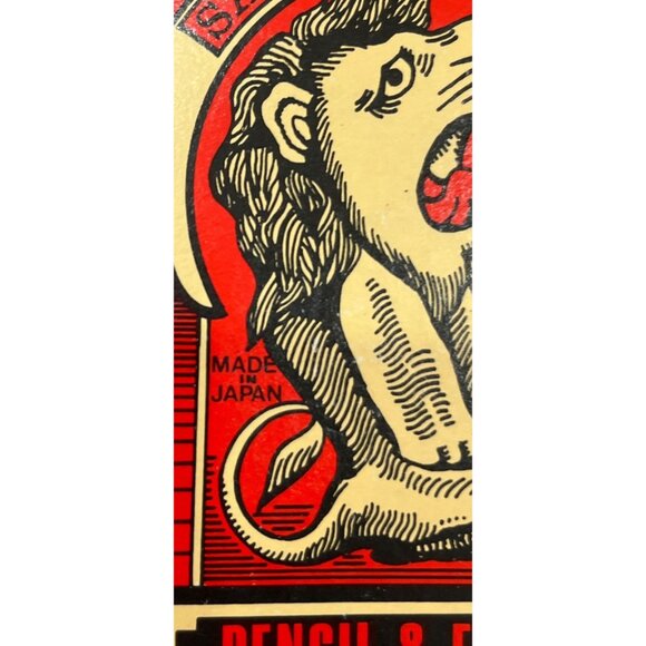 Vtg Safety Matches 12 Pencils & Erasers Box NIB Pier 1 Looks Like Match Sticks - Picture 7 of 7